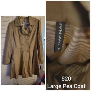 Beige Peacoat
